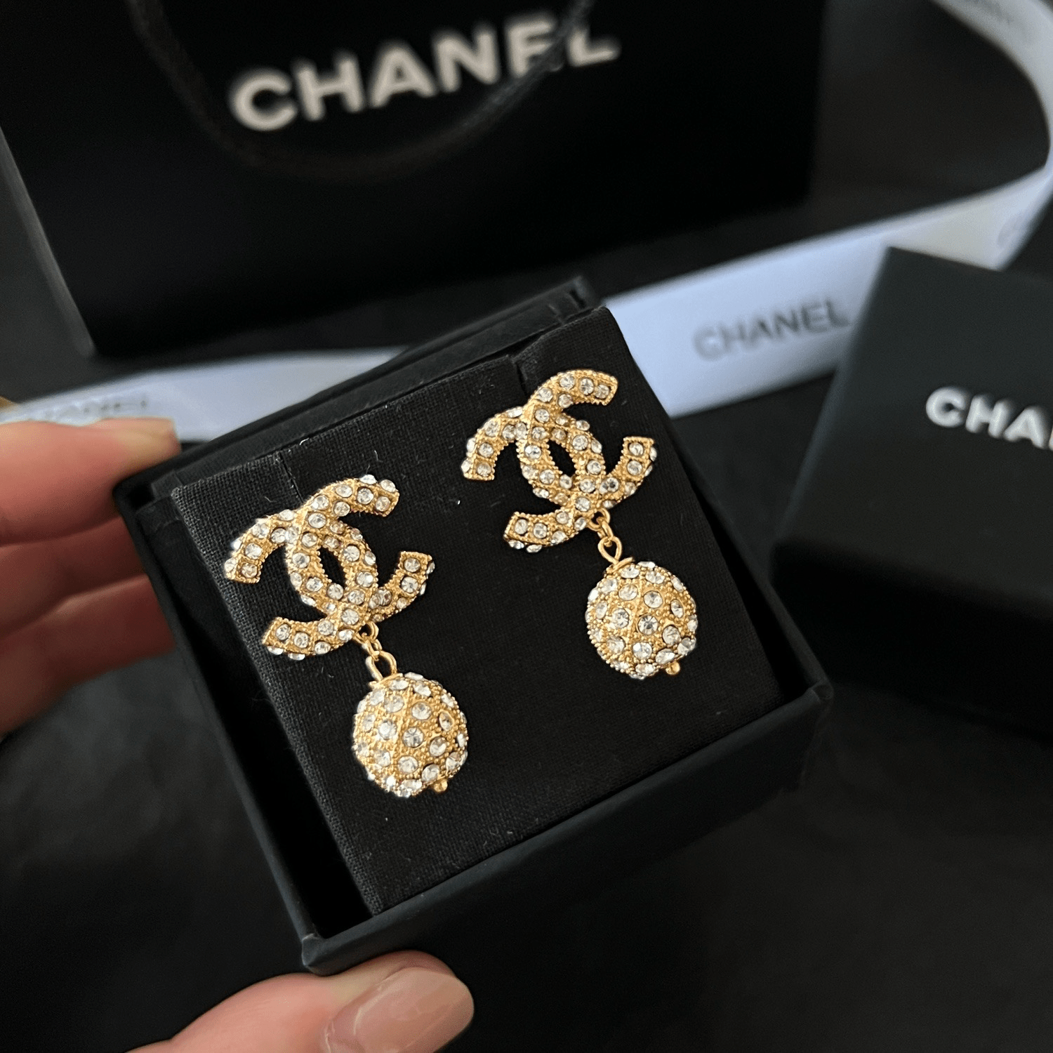 Women's High-End Fashion Rhinestone Earrings - najeste